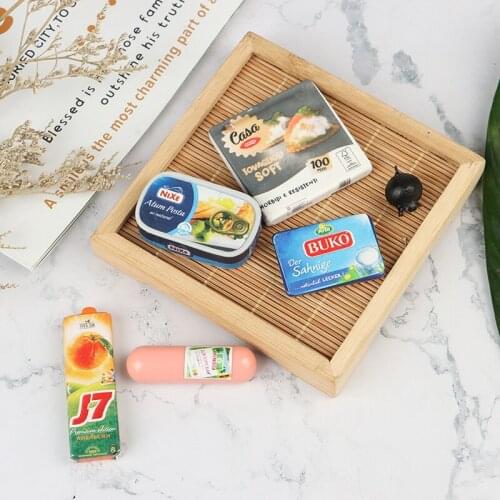 Dollhouse Miniature Supermarket Food 1/6 Scale Dollhouse Daily Necessities for Blyth Barbies Play Kitchen Decor Toys