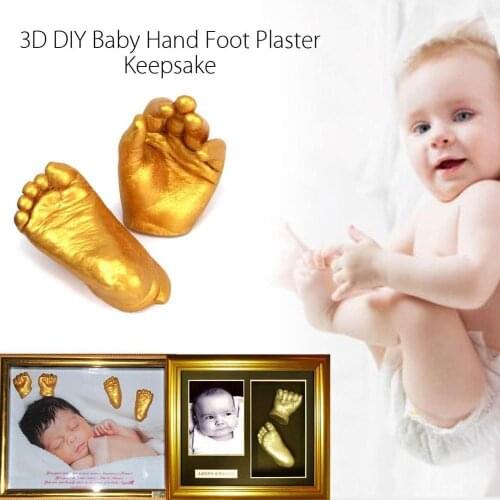 Cloning Powder Model Souvenir Hand Casting Kit Baby Plaster Mold Couples Wedding Holding Mothers Day 3D Hand Mud Clay Molds