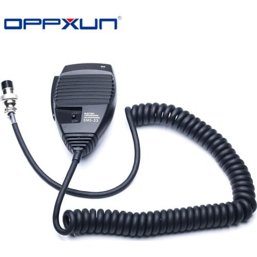 OPPXUN Radio Microphone EMS-53 8pin DTMF Handheld Mic for Alinco DR-03 DR-06 DR-135 DR-235 DR-435 DR-635 Radio