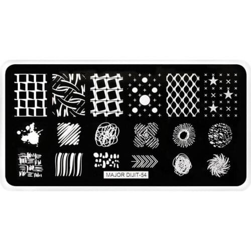 Nail Plates Reusable High-Quality Rust-Proof DIY Manicure Template Nail Plate