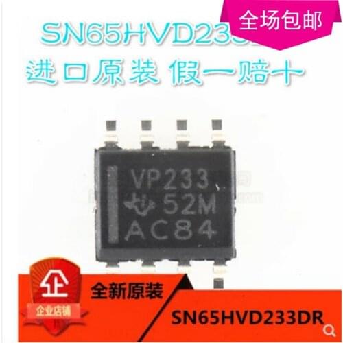 In Stock 100% Original New SN65HVD233DR VP233 SN65HVD233D SOP8