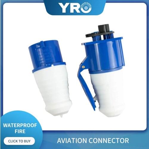 16A/32A Waterproof Aviation Explosion-proof Connector Surface And Concealed Industrial Plug Socket 3 Core