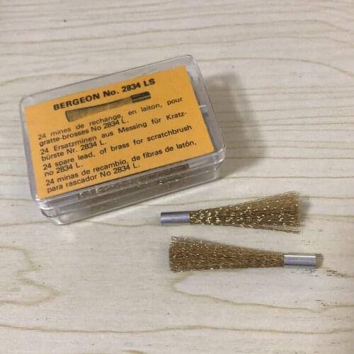 BERGEON 2834-ls pen copper wire brush head watch maintenance tools single price