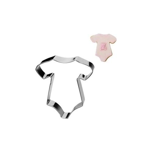 Free Shipping Baby Shirt Biscuit Baking Cookie Cutter for Special Party Rice Vegetable Mold A212