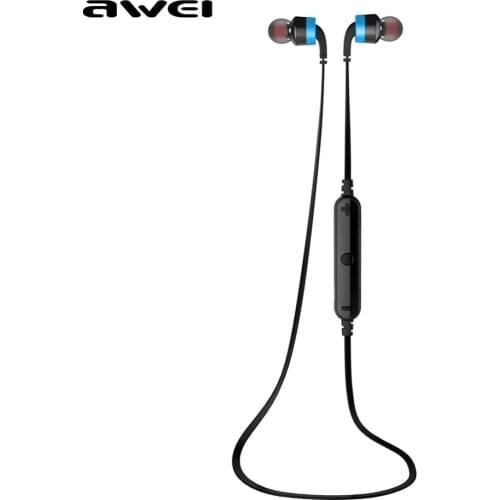 AWEI A960BL Wireless sports Earphones In-ear stereo Bluetooth Headphones with microphone Music gaming Headset Noise reduction