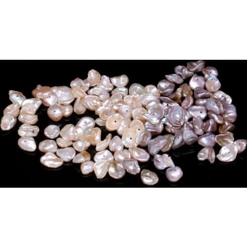10Pcs Natural Freshwater Pearl Beads Irregular 8-9mm Punch Loose Beads for Jewelry Making DIY Charm Bracelet Earrings Wholesale