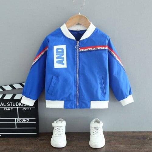 Childrens clothing boys spring and autumn jackets 2021 new childrens handsome fashion jackets Korean version of the spring and