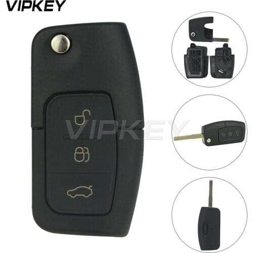 Remotekey 3 button HU101 for Ford Focus Folding key shell 2003 2004 2006 2007 2008 2010 2012