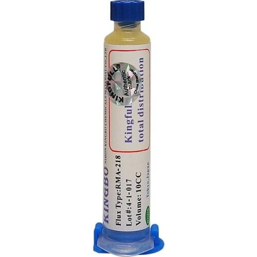 KINGBO RMA-218 10cc BGA Solder Flux Paste BGA Reworking Soldering Aid Tools