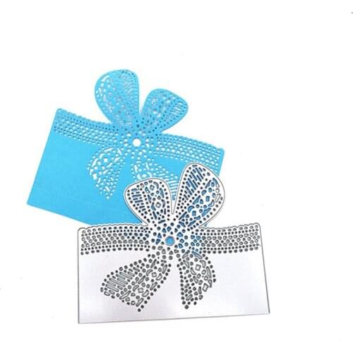 Julyarts Bowknot Frame Cutting Dies 2021 Natale For Decoration Album Cards Paper Craft DIY Scrapbooking Making Template 2021