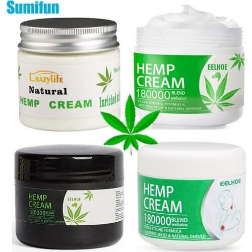 4Types Hemp Analgesic Ointment Anti Inflammatory Cream Rheumatoid Arthritis Muscle Joint Pain Relief Body Health Care Plaster
