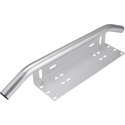 1pc Aluminum Alloy Car Bar Front Bumper License Plate Mount Bracket Universal Light Holder Fog Light Mount Bracket