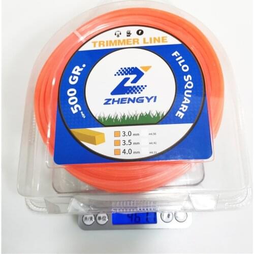 Square 70m Professional Fine Quality Mowing Nylon Trimmer Line Brush Cutter Strimmer Line Mowing Wire Lawn Mower Accessory