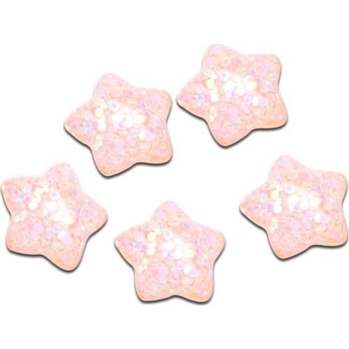 LF 20Pcs Mixed Resin Flowers 18x18mm Decoration Crafts Flatback Cabochon Embellishments For Scrapbooking Diy Accessories