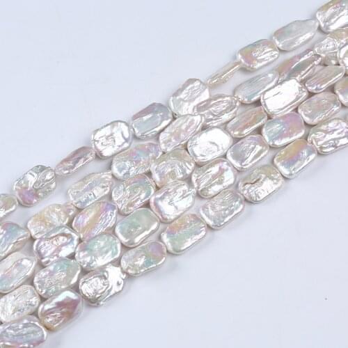 20-22mm Wholesale Natural Freshwater Square Pearl Decoration Pearl