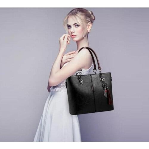 2020 Newest Women Bag Vintage Casual Tote Fashion Women High Quality PU Messenger Bags Shoulder Student Handbag Purse Wallet