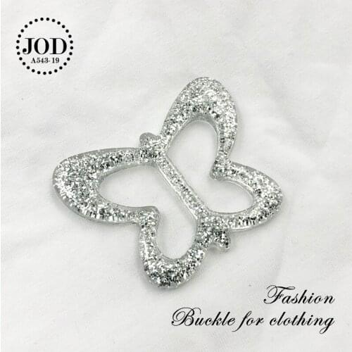 Clothes Knot Buckles 20/30mm Scarf Adjust White Buckle T-shirt Garment Accessories Tie Knot Plastic Tri-glides Wire-formed JODc