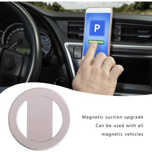Finger Silicone Ring Holder Stand Grip For Mobile Phone Car Magnetic Mount Phone Back Sticker Pad Unniversal Bracket