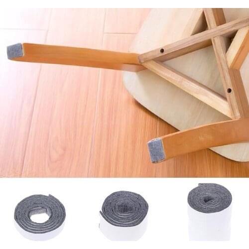 Felt protective pad Self-Adhesive Furniture Roll for Hard Surfaces Heavy Duty Felt Strip Mute Wear-resisting Protect the floor