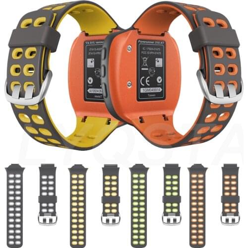 Silicone Wristband For Garmin Forerunner 310XT Smart Watch Band Straps Replacement Forerunner 310 XT Bracelet Sport Accessories