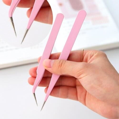 Scrapbook Sticker Washi Tape Precision Tweezers ESD-15 Stainless Steel for Journal Album School Office Supplies Stationery