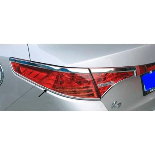 Higher star ABS chrome car Taillight decoration frame,Rear Lamp decorative Cover For Kia Optima/K5 2011-2014