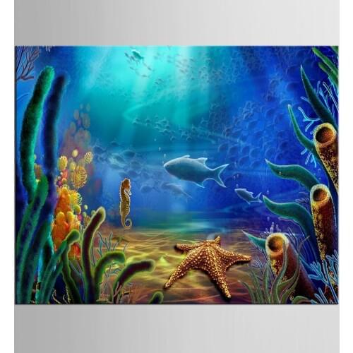 1 panel Picture Wall For Living Room Poster Canvas Painting Decoration Paintings Home Decor Posters The Underwater World