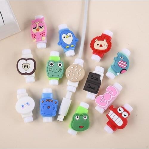 10pcs Cable Protector USB Data Line Cord Protector Protective Case Cable Winder For iPhone X XS 8 7 6 5 Cable Organize