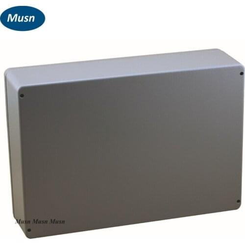 340*235*95mm IP67 Electrical waterproof Aluminium Enclosure Aluminium Box with 4 Screws connector