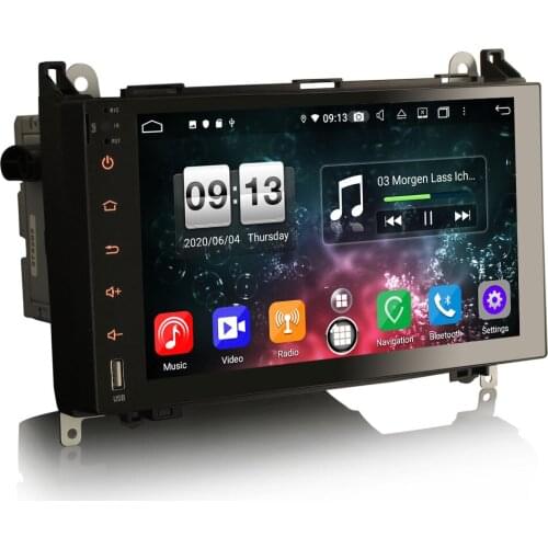 9" Android 10.0 OS Car Multimedia GPS Radio System Player for Mercedes-Benz A-Class W169 2005-2012 Sprinter 2006+ Viano 2006