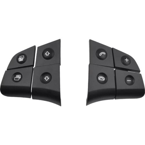 Car Multifunction Audio Steering Wheel Button Cover for Mercedes-Benz W164 GL ML 2006-2009