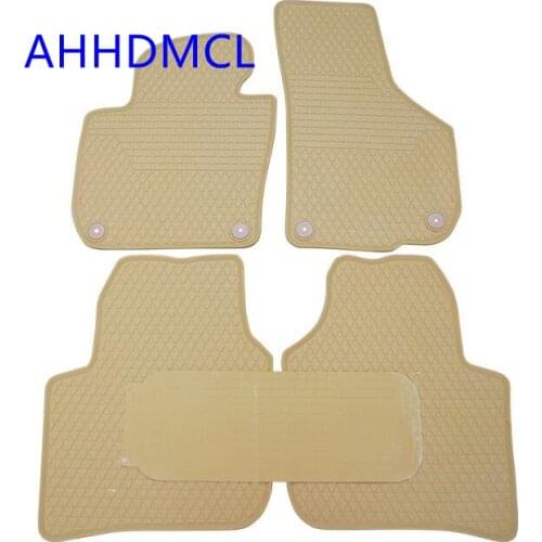 Car Rubber Mats Floor Mats Anti Slip Mat Carpet Feet Pads Custom Fit For Skoda Superb 2013 2014 2015 Left Hand Drive