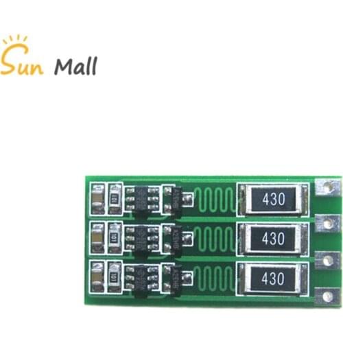 3S 100mA Lithium Battery Balancer Board 18650 Li-ion Battery Balancing Board Balance Current 1.1V 12.6V