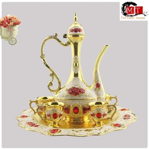 Home Hotel Pure Silver Kettle Teapot High-end Gift Collection Home Hotel Pure Silver Pot Teapot Shot Glasses Set Wine Glass Set