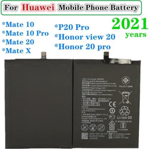 For Hua Wei 4000mAh HB436486ECW for HUAWEI Mate10 / Mate 10 Pro / P20 Pro / Mate 20 / Mate 20 pro / Honor V20 / Mate X Bateria