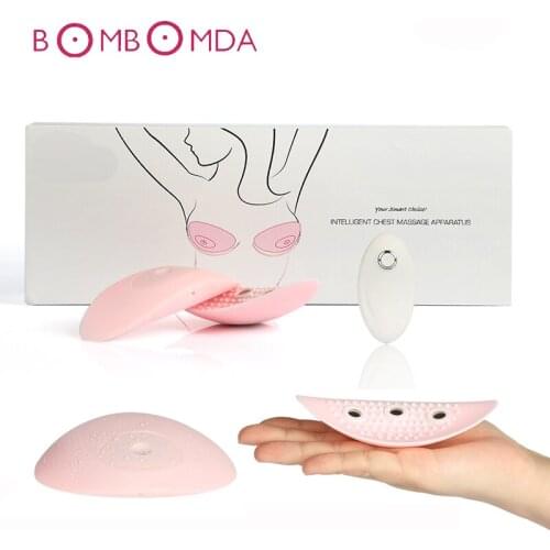 Smart Heating Electric Breast Enlarger Breast Massager Vibrator Stimulate Breast Enlargement Massage Acupuncture Points Sex Toys