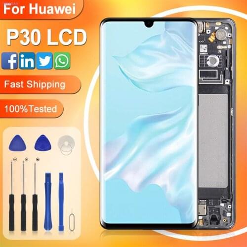 Catteny Replacement 6.1inch For Huawei P30 LCD Touch Screen Digitizer Assembly ELE-L29 ELE-L09 ELE-AL00 Display Free Shipping