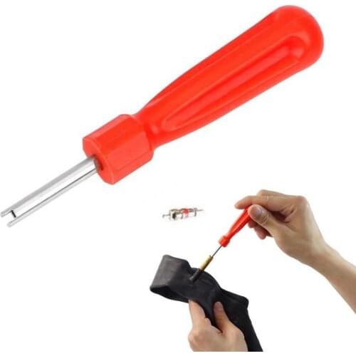 Tire Valve Core Removal Tool Tire Valve Core Wrench Spanner Tire Repair Tool Valve Core Screwdriver For Car Bicycle
