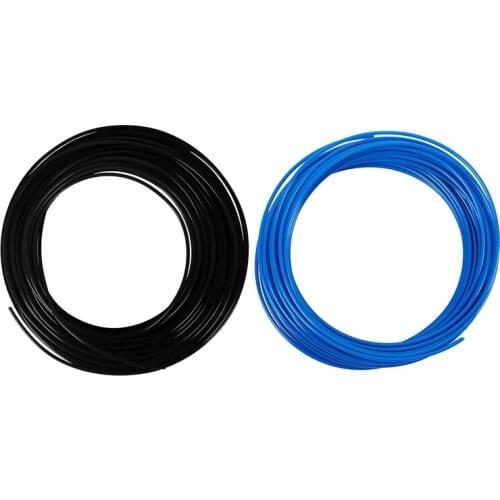 2 Pcs 3D Printer Pen Filament 1.75mm PLA 10M - Black & Blue