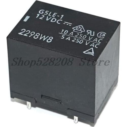 New G5LE-1-12VDC G5LE-1-12V G5LE-1 12VDC 10A 12V 2PCS/LOT