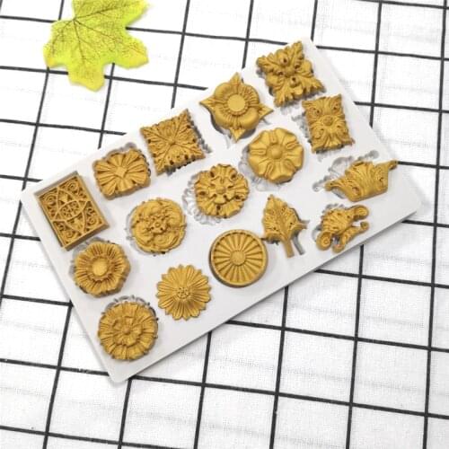 New chocolate cake decorating tool Sugarcraft Flower silicone mold Gumpaste mold