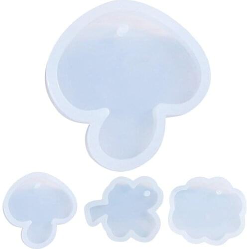 Cloud Pendant Necklace Silicone Pendant Mold DIY Casting Mold Jewelry Resin Mould Handcraft Epoxy Resin Mould for DIY Jewelry