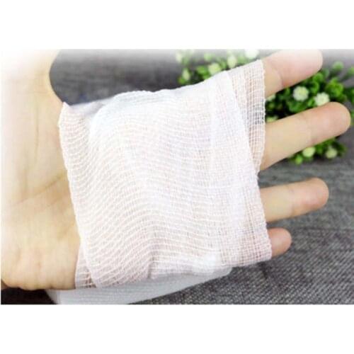 1 Pc Cotton Elastic Bandage Skin Friendly Breathable First Aid Kit Gauze Wound Dressing Medical Nursing Emergency Care Bandage