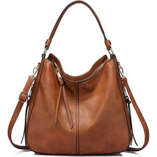 Handbags for Women Large Designer Ladies Hobo Bag Bucket Purse Faux Leather Handbags Luxury Bag Leisure Fashion Purses Hang Bag