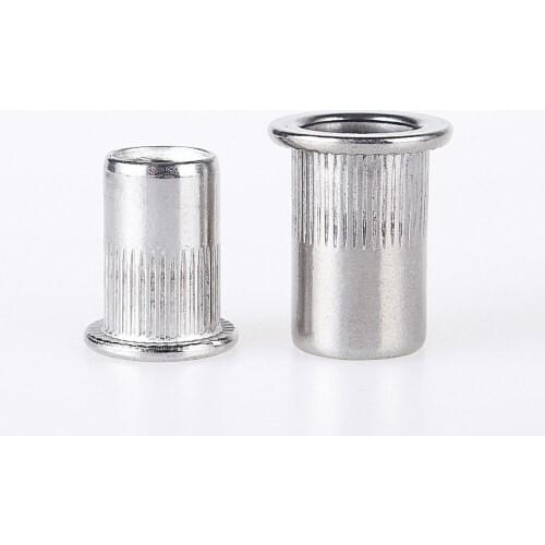 304 Stainless Steel Rivnuts Blind Threaded Nutserts Furniture Fastener Rivet Nuts Metric M3 M4 M5 M6 M8 M10 M12