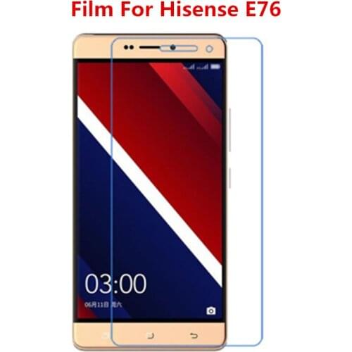 1/2/5/10 Pcs Ultra Thin Clear HD LCD Screen Protector Film With Cleaning Cloth Film For Hisense E76