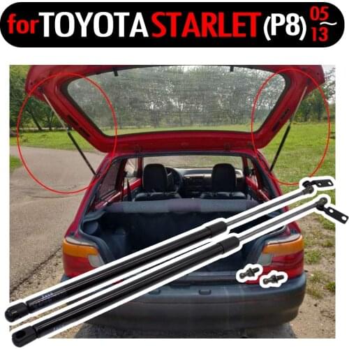 2pcs Rear Tailgate Trunk Auto Gas Spring Struts Prop Lift Support Damper for Toyota STARLET (_P8_) Hatchback 1989 - 1996