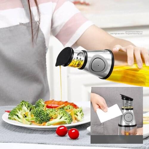250ml olive oil metering bottle for kitchen cooking vinegar glass dispenser sprayer or olive oil dispenser Kitchen