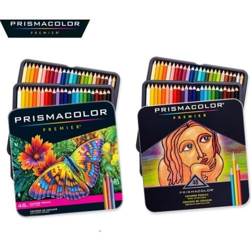 24 48 72 150 Colors Prismacolor Professional Oil Wood Soft Color Pencil Artist Paint