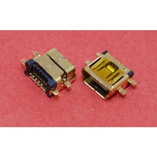 ChengHaoRan 1 Piece 5Pin Mini USB jack socket usb charging port connector for cell phone 4 Feet,MI-038